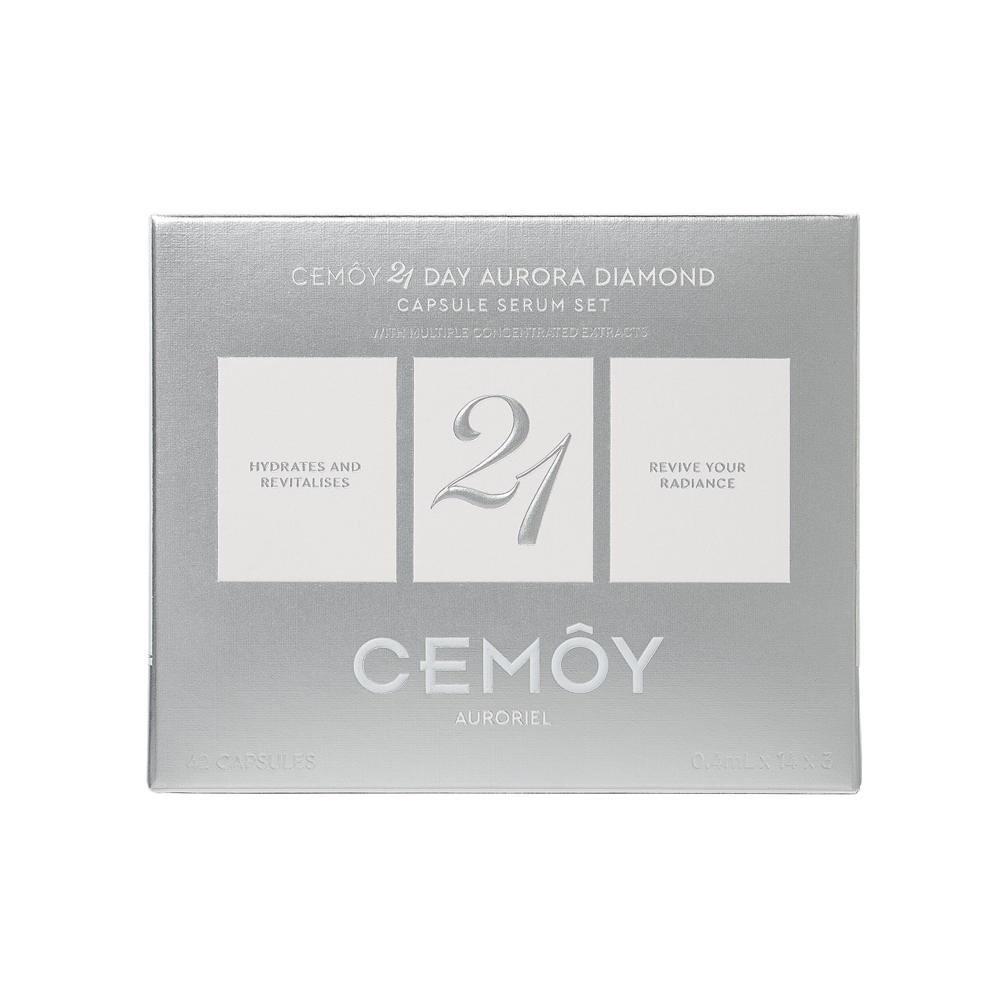 21 Day Aurora Diamond Capsule Serum Set – 42 Capsules